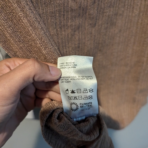 Reformation Mocha Knit Tank - Picture 4 of 5